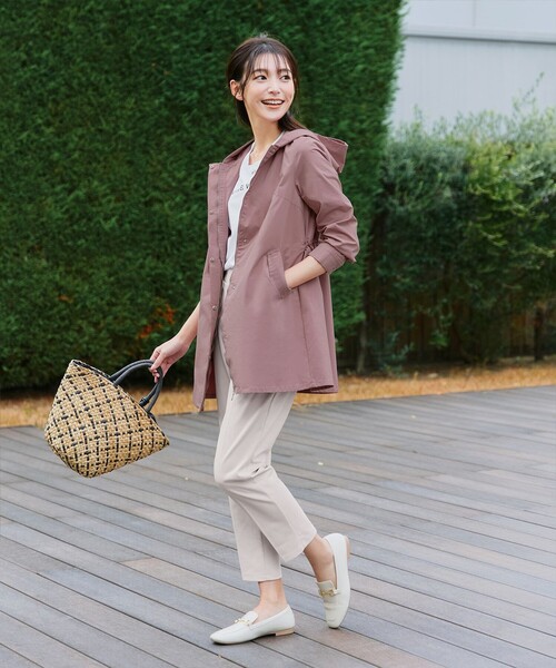 「Tiaclasse」 マウンテンパーカー M ベージュ レディース_画像6