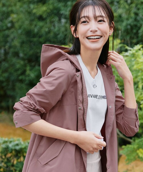 「Tiaclasse」 マウンテンパーカー M ベージュ レディース_画像8