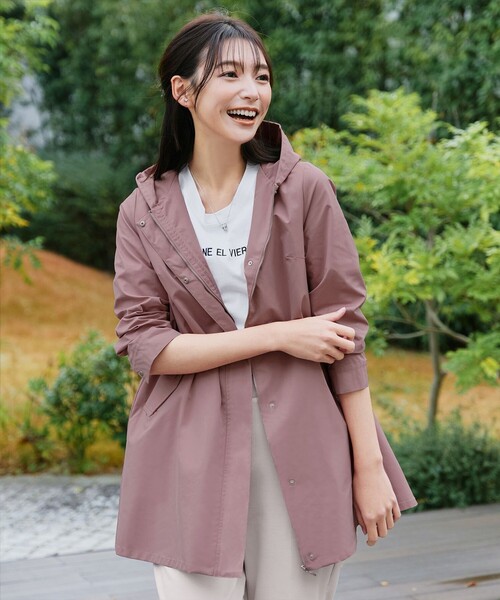 「Tiaclasse」 マウンテンパーカー M ベージュ レディース_画像9