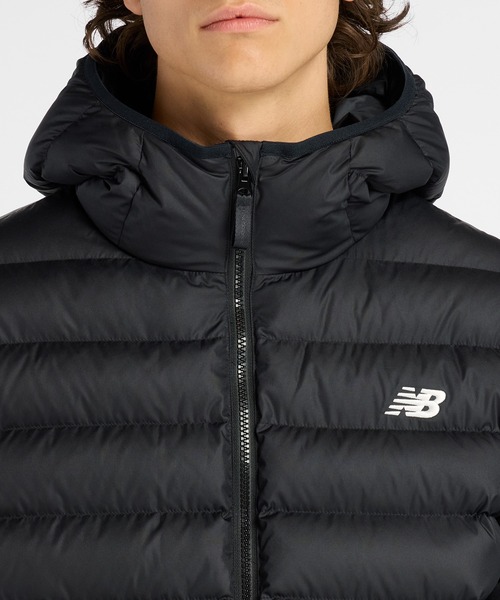 New Balance ブルゾン アウター フーデッドパッファー ジャケット