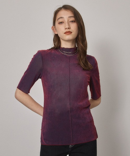 「PUBLIC TOKYO」 半袖カットソー FREE ブラック レディース_画像3