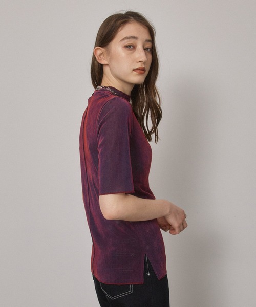 「PUBLIC TOKYO」 半袖カットソー FREE ブラック レディース_画像5