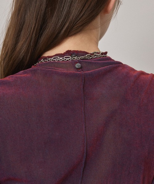 「PUBLIC TOKYO」 半袖カットソー FREE ブラック レディース_画像6