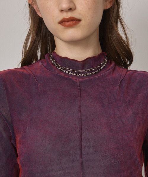 「PUBLIC TOKYO」 半袖カットソー FREE ブラック レディース_画像7