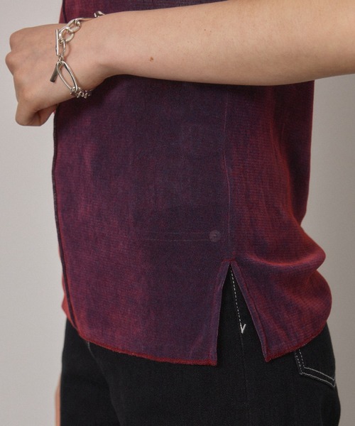 「PUBLIC TOKYO」 半袖カットソー FREE ブラック レディース_画像8