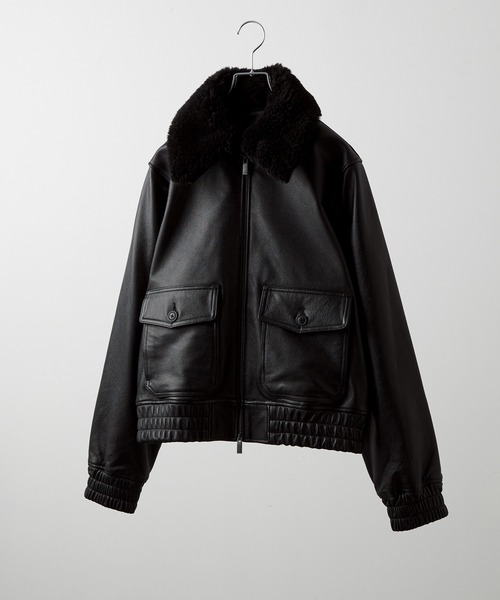 CLEL ブルゾン アウター 「CLEL」Cow Leather G-1 Blouson