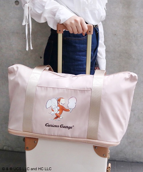 ACCOMMODE（アコモデ） ボストンバッグ 「365Curious」Curious George