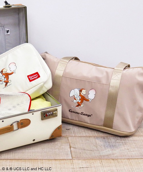 ACCOMMODE（アコモデ） ボストンバッグ 「365Curious」Curious George