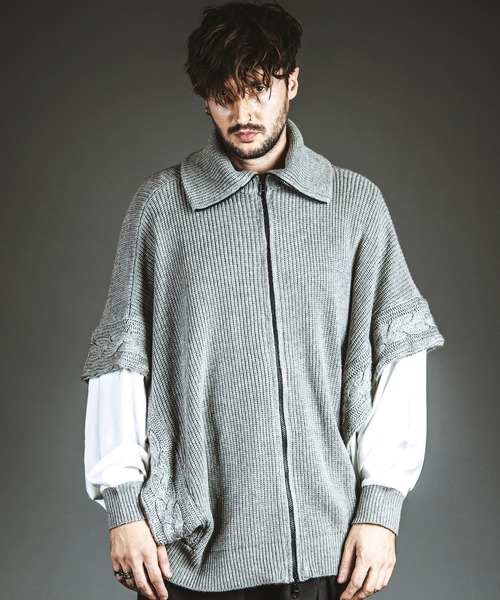 NO ID.（ノーアイディー） ブルゾン アウター 「NO ID.」Docking Knit