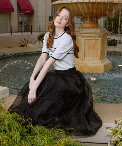 EIMY ISTOIRE（エイミーイストワール） 半袖ニット FREE ピンク