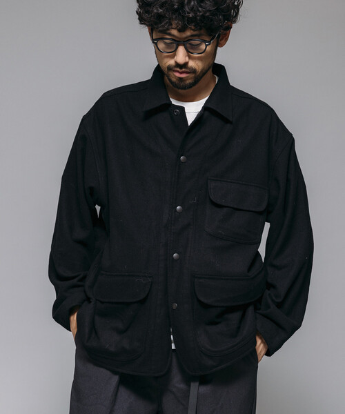 HINSON ブルゾン アウター HINSON/ヒンソン ウールハンティング