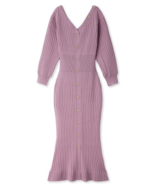 SNIDEL（スナイデル） ニットワンピース ONE SIZE ピンク レディース