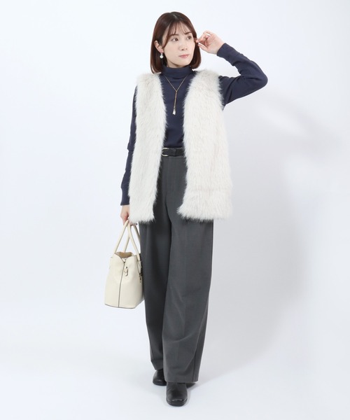 新品yuki takase フェイクファーベスト　ジレ 新品yuki takase フェイクファーベスト ジレ 新品yuki takase フェイク