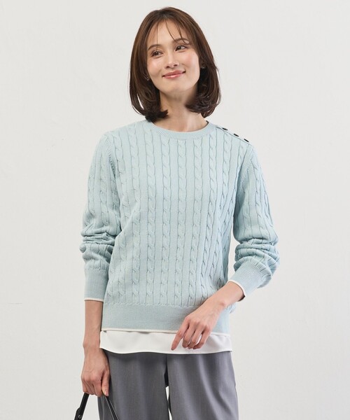 ニット/セーター cablehandmadecardigan Handmade Navy Blue Cable Knit Cardigan, Size M - Etsy Canada