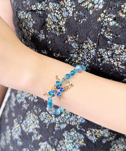 ANNA SUI（アナスイ） ブレスレット 蝶モチーフ ゴムブレスレット