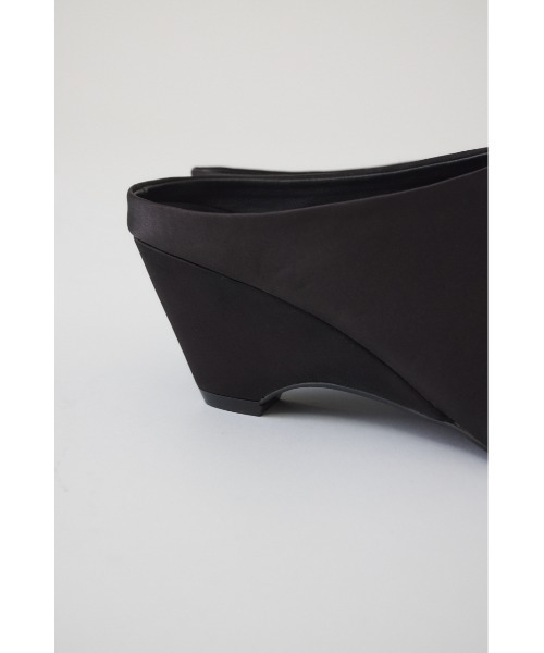 RIM.ARK パンプス ミュール Pointed satin mule ポインテッドサテン