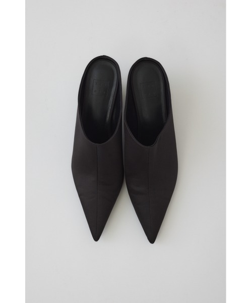 RIM.ARK パンプス Pointed satin mule ポインテッドサテンミュール