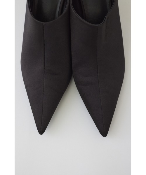 RIM.ARK パンプス Pointed satin mule ポインテッドサテンミュール