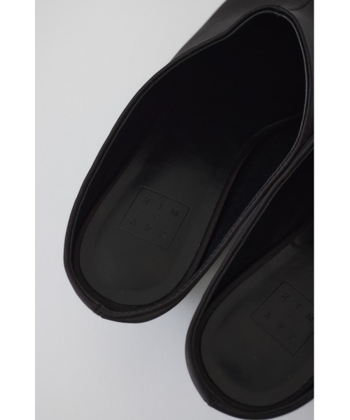 RIM.ARK パンプス ミュール Pointed satin mule ポインテッドサテン