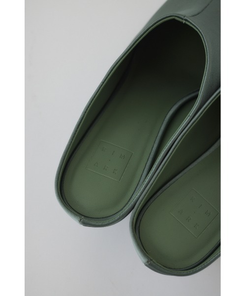 RIM.ARK パンプス Pointed satin mule ポインテッドサテンミュール