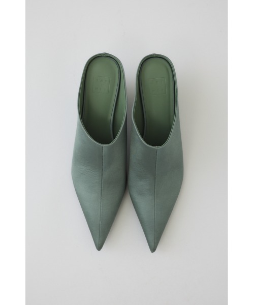 RIM.ARK パンプス Pointed satin mule ポインテッドサテンミュール