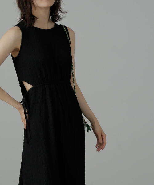 「FREE'S MART」 ノースリーブワンピース MEDIUM ブルー レディース_画像5