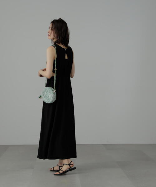 「FREE'S MART」 ノースリーブワンピース MEDIUM ブルー レディース_画像9
