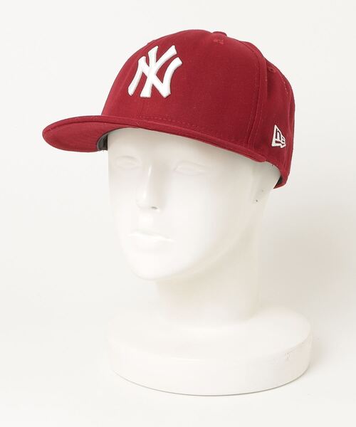 NEW ERA / キャップ/--/コットン/RED/無地/メンズ NEW ERA（ニューエラ） キャップ - レッド メンズ : ZOZOTOWN Yahoo!店