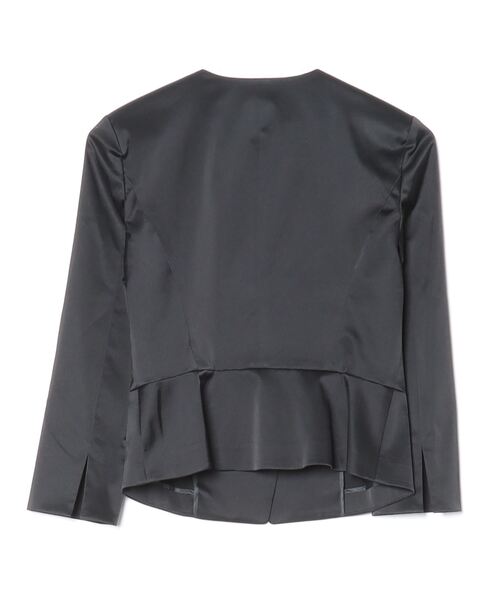 「PINKY&DIANNE」 ノーカラージャケット 36 ブラック レディース_画像2