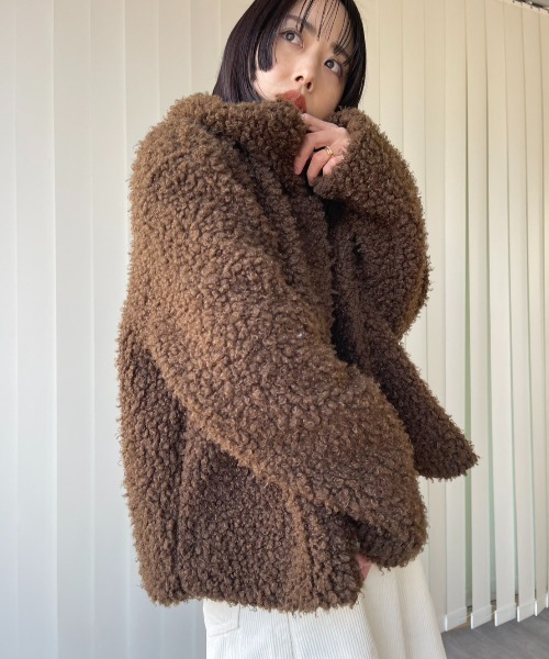 AMAIL（アマイル） コート アウター Fuzzy Jacket レディース 