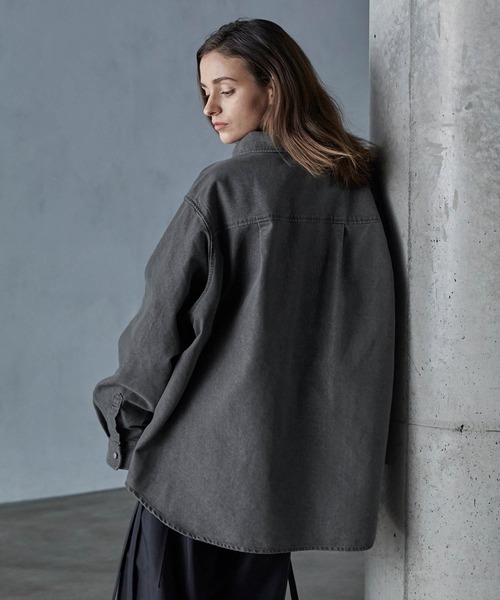 「SERACE」 長袖シャツ L グレー メンズ_画像6