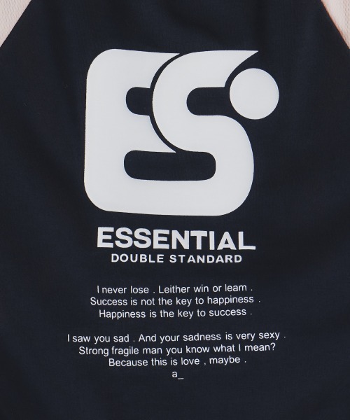「ESSENTIAL」 半袖Tシャツ FREE ブラック レディース_画像8