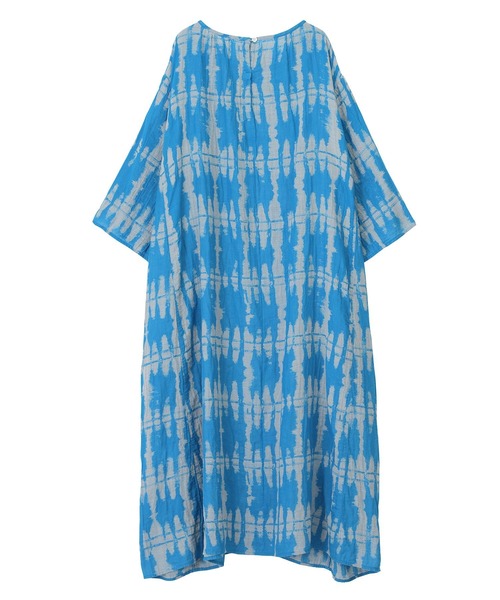 「Plantation」 7分袖ワンピース M size ライトパープル レディース_画像2