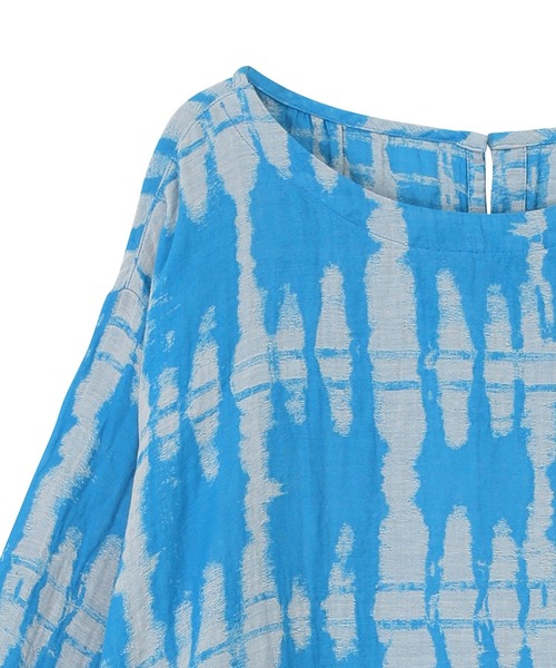 「Plantation」 7分袖ワンピース M size ライトパープル レディース_画像3