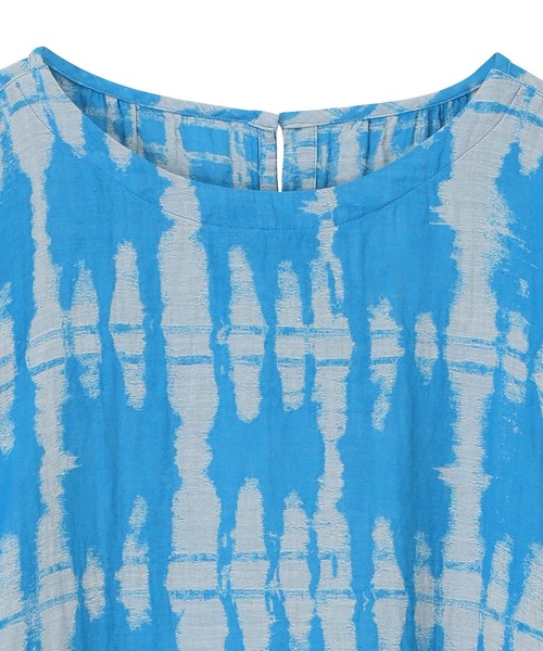 「Plantation」 7分袖ワンピース M size ライトパープル レディース_画像4