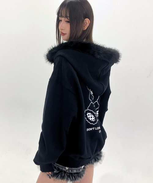 OY（オーワイ） パーカー 「OY/オーワイ」DOLLY FAUX FUR HOODIE ZIP