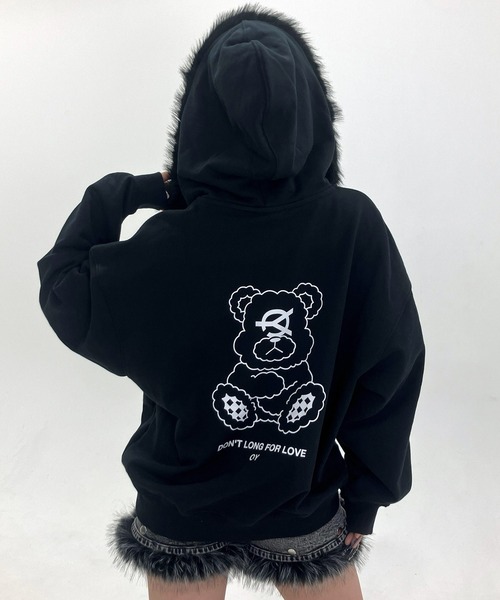 OY（オーワイ） パーカー 「OY/オーワイ」DOLLY FAUX FUR HOODIE ZIP