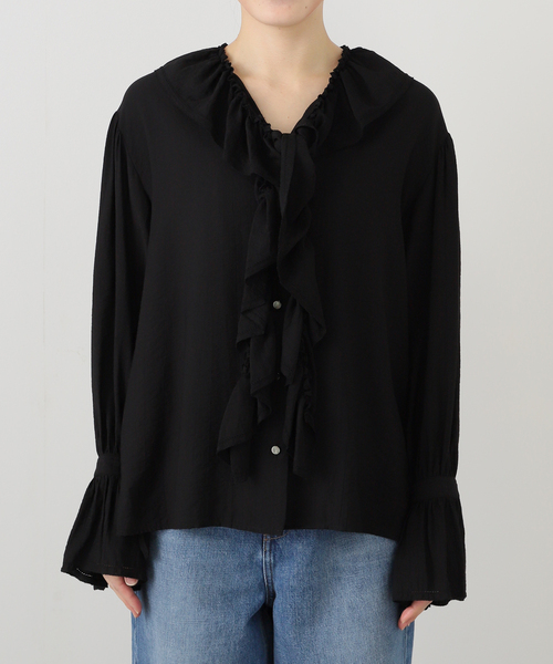 SLOBE IENA（スローブイエナ） ブラウス シャツ ラッフルブラウス