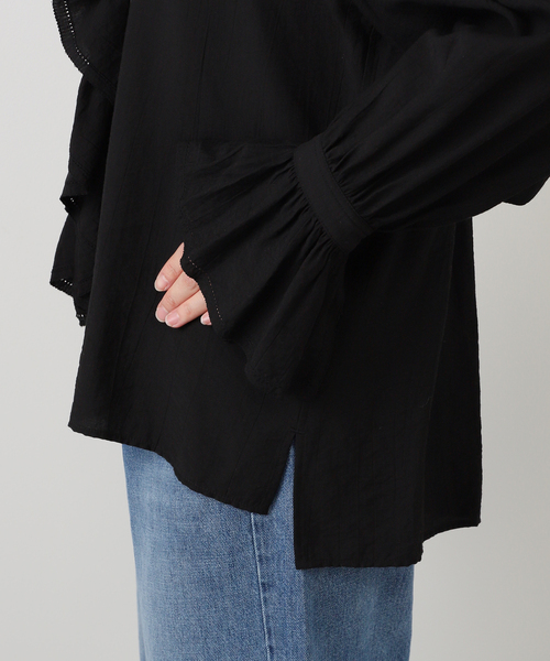 SLOBE IENA（スローブイエナ） ブラウス シャツ ラッフルブラウス