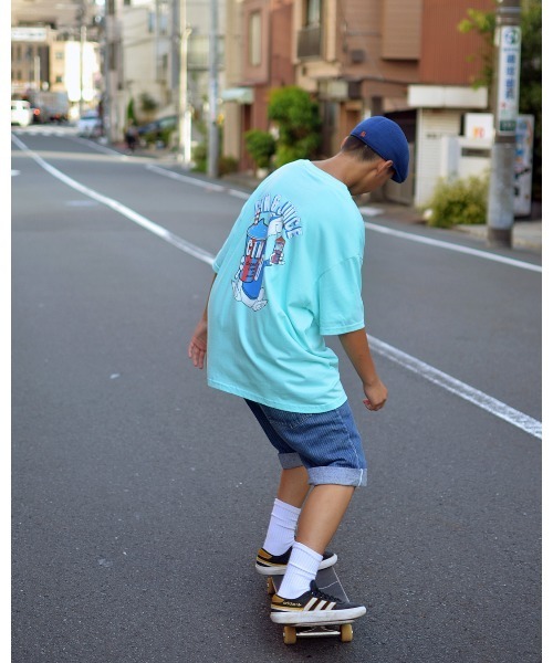「68&BROTHERS」 半袖Tシャツ LARGE ホワイト メンズ_画像7