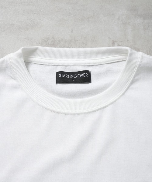 「Starting Over」 半袖Tシャツ L チャコールグレー メンズ_画像2