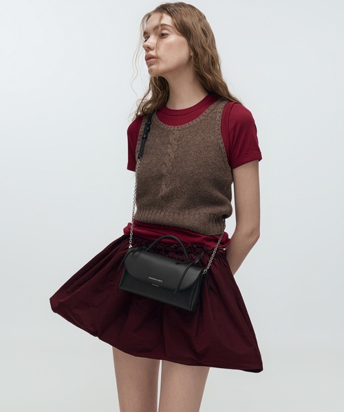 CHARLES ＆ KEITH（チャールズ&キース） ミニ 長財布 財布 Hazel 