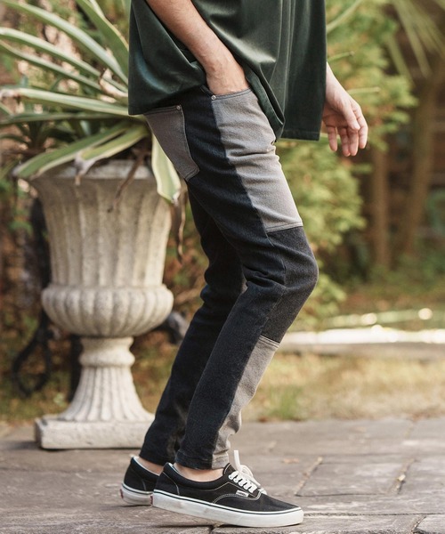 「CAMBIO」 デニムパンツ L ブラック メンズ_画像3