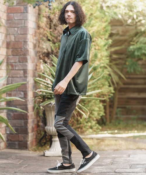 「CAMBIO」 デニムパンツ L ブラック メンズ_画像6