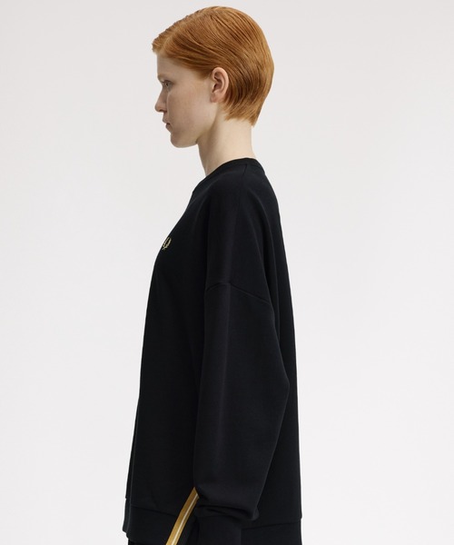 トレーナー スウェット Tape Detail Sweatshirt／テープディテールスウェットシャツ レディースの画像