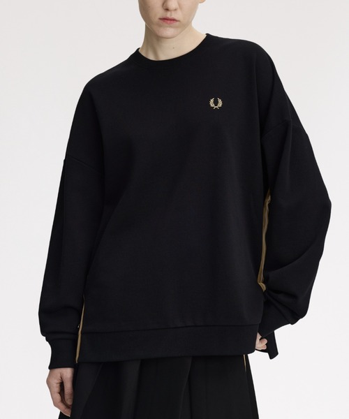 トレーナー スウェット Tape Detail Sweatshirt／テープディテールスウェットシャツ レディースの画像