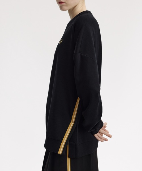 トレーナー スウェット Tape Detail Sweatshirt／テープディテールスウェットシャツ レディースの画像