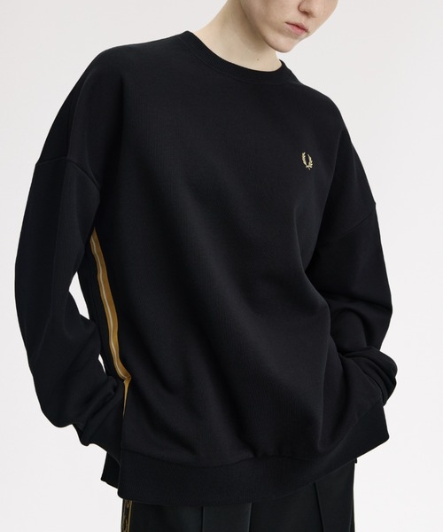 トレーナー スウェット Tape Detail Sweatshirt／テープディテールスウェットシャツ レディースの画像