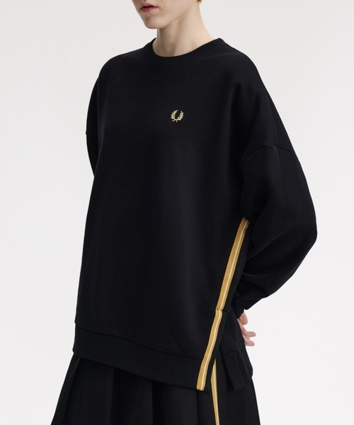 トレーナー スウェット Tape Detail Sweatshirt／テープディテールスウェットシャツ レディースの画像