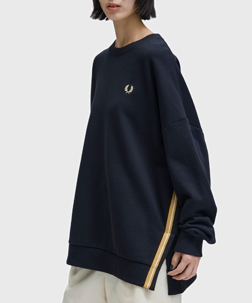 トレーナー スウェット Tape Detail Sweatshirt／テープディテールスウェットシャツ レディースの画像